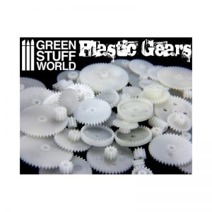 Green Stuff World   Modelling Extras PLASTIC COGS and GEARS Steampunk - 8436554362547ES - 8436554362547