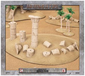 Gale Force Nine   Battlefield in a Box Forgotten City - Buried Ruin - BB902 - 9420020218222