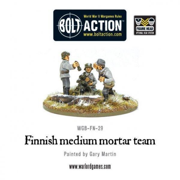 Warlord Games Bolt Action  Finland (BA) Finnish Medium Mortar Team - WGB-FN-29 - 5060200849019
