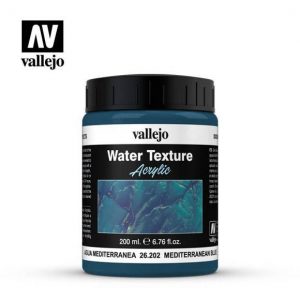 Vallejo   Water & Stone Effects Water Effects - Mediterranean Blue 200ml - VAL26202 - 8429551262026