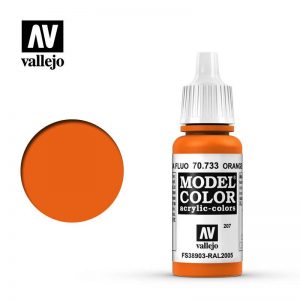 Vallejo   Model Colour Model Color: Fluorescent Orange - VAL733 - 8429551707336