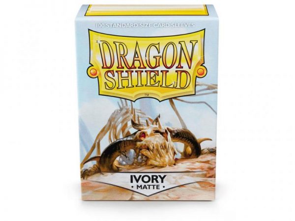 Dragon Shield   Dragon Shield Dragon Shield Sleeves Matte Ivory (100) - DS100MIV - 5706569110178