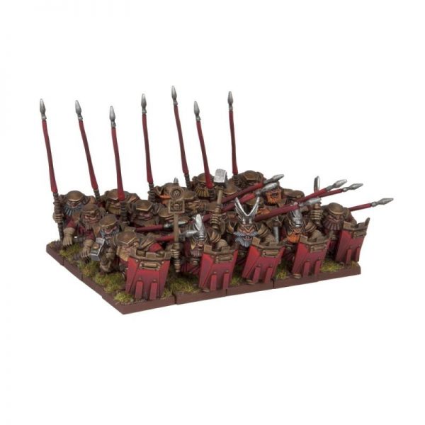 Mantic Kings of War  Dwarf Armies Dwarf Bulwarkers Regiment - MGKWD27-1 - 5060208866322