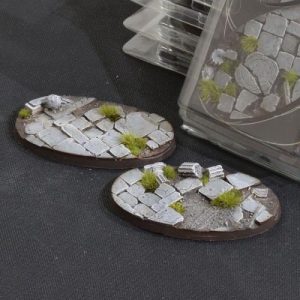 Gamers Grass   Battle-ready Temple Bases Temple Bases Oval 90mm (x2) - GGB-TO90 -