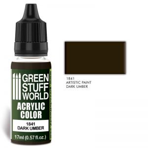 Green Stuff World   Acrylic Paints Acrylic Color DARK UMBER - 8436574502008ES - 8436574502008
