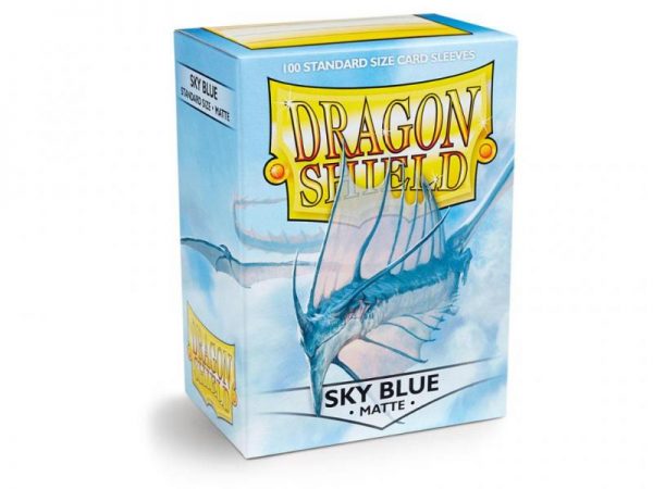 Dragon Shield   Dragon Shield Dragon Shield Sleeves Sky Blue (100) - DS100MSKYBLU - 5706569110192