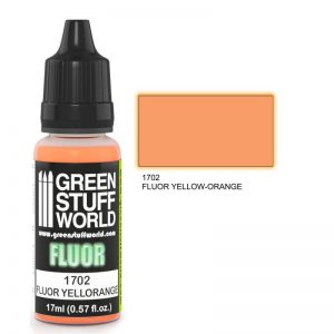 Green Stuff World   Fluorescent Paints Fluor Paint YELLOW-ORANGE - 8436574500615ES - 8436574500615