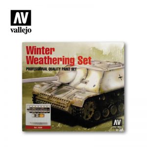 Vallejo   Paint Sets AV Acrylics - Winter Weathering Set - VAL72220 - 8429551722209