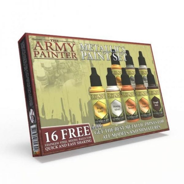 The Army Painter   Paint Sets Warpaints Metallic Paint Set - APWP8043 - 5713799804302