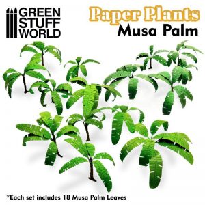 Green Stuff World   Plants & Flowers Paper Plants - Musa Palm - 8436574508734ES - 8436574508734