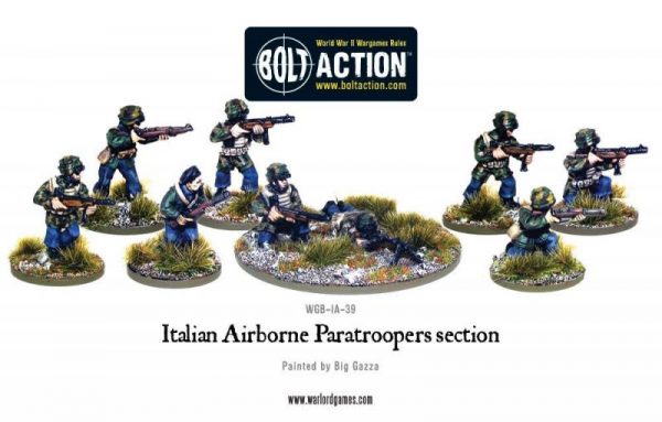 Warlord Games Bolt Action  Italy (BA) Italian Airborne Paratroopers Section - WGB-IA-39 - 5060200848890