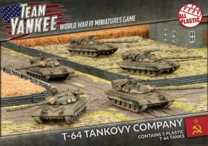 Battlefront Team Yankee  Soviets T-64 Tankovy Company (Plastic) - TSBX13 - 9420020234604