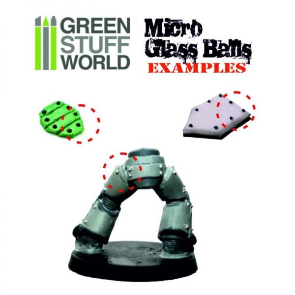 Green Stuff World   Modelling Extras Mixed Micro Glass Balls (0.5-1.5mm) - 8436554362851ES - 8436554362851