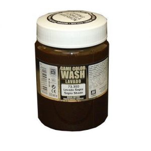 Vallejo   Vallejo Washes Dipping Formula: Sepia Wash 200ml - VAL73300 - 8429551733007