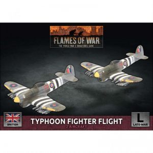 Battlefront Flames of War  United Kingdom British Typhoon Fighter-Bomber Flight - BBX66 - 9420020248632