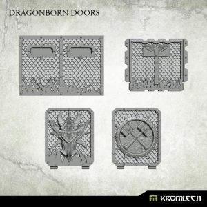 Kromlech   Legionary Conversion Parts Dragonborn Doors - KRVB062 - 5902216117730