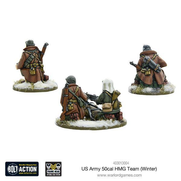 Warlord Games Bolt Action  United States of America (BA) US Army 50cal HMG Team (Winter) - 403013004 - 5060393704584