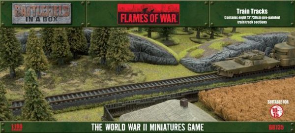 Gale Force Nine   Battlefield in a Box Flames of War: Train Tracks - BB135 -