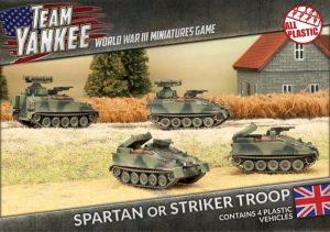 Battlefront Team Yankee  British Spartan or Striker Troop (Plastic) - TBBX04 - 9420020231733
