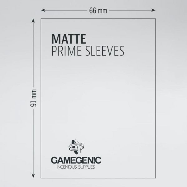Gamegenic   SALE! Gamegenic Matte Prime Sleeves White (100 pack) - GGS11029ML - 4251715402412