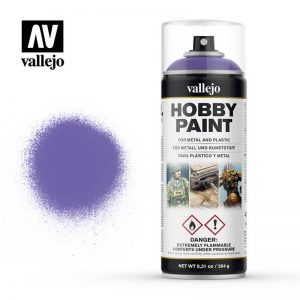 Vallejo   Spray Paint AV Spray Primer: Fantasy Color - Alien Purple 400ml - VAL28025 - 8429551280259