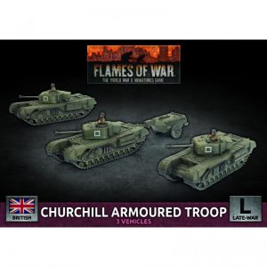 Battlefront Flames of War  United Kingdom British Churchill Armoured Squadron - BBX56 - 9420020248533