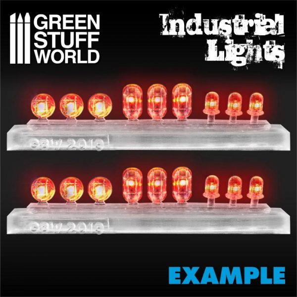 Green Stuff World   Lighting & LEDs 18x Resin Industrial Lights - Large - 8436574504804ES - 8436574504804
