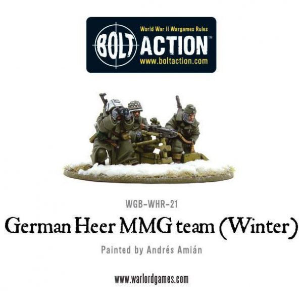 Warlord Games Bolt Action  Germany (BA) German Heer MMG team (Winter) - WGB-WHR-21 - 5060393702962