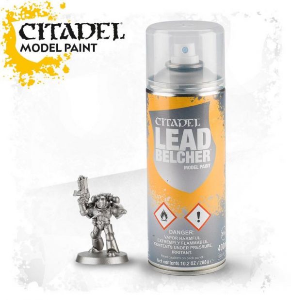 Games Workshop   Spray Paint GW Spray: Leadbelcher - 99209999097 - 5011921175369