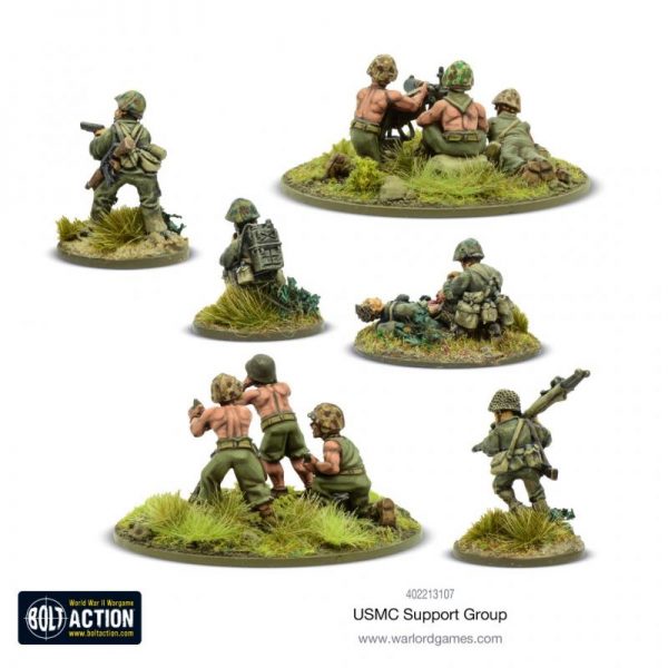 Bolt Action  United States of America (BA) USMC Support Group - 402213107 - 5060572506886