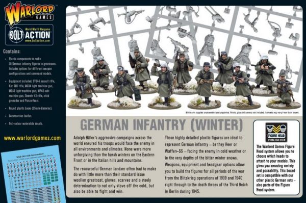 Warlord Games Bolt Action  Germany (BA) German Infantry (Winter) - 402012027 - 5060572500235