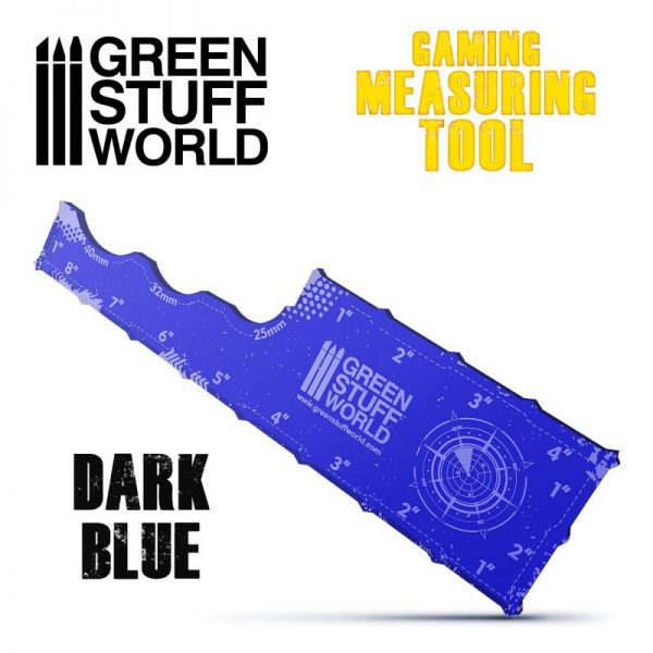 Green Stuff World   Tapes & Measuring Sticks Gaming Measuring Tool - Dark Blue - 8435646500997ES - 8435646500997