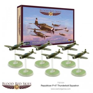 Warlord Games Blood Red Skies  Blood Red Skies Blood Red Skies: Republic P-47 Thunderbolt Squadron - 772211014 -