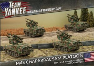 Battlefront Team Yankee  Americans M48 Chaparral SAM Platoon - TUBX09 - 9420020237094