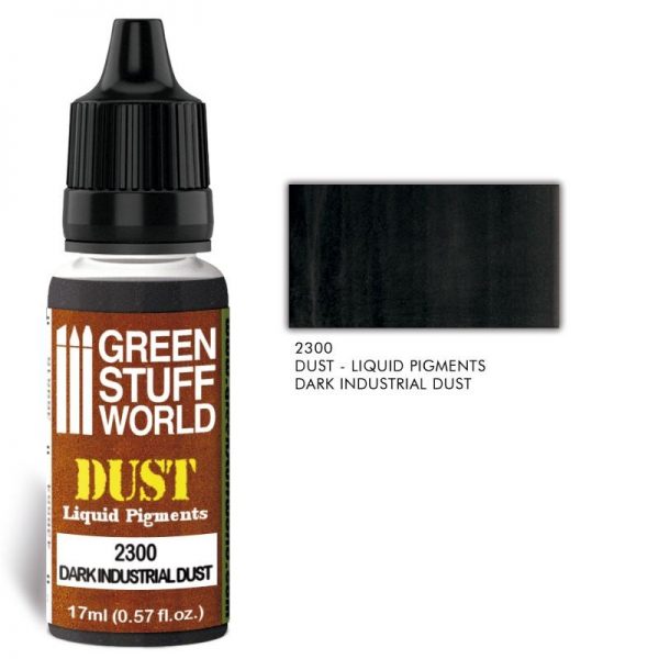 Green Stuff World   Liquid Pigments Liquid Pigments DARK INDUSTRIAL DUST - 8436574506594ES - 8436574506594