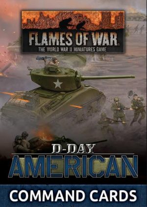 Battlefront Flames of War  United States of America D-Day American Command Cards - FW262C - 9420020248281