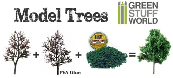 10 Troncs D'Arbres Modélisme - Green Stuff World - Neuf