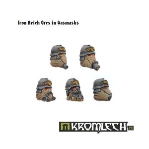 Kromlech   Orc Conversion Parts Iron Reich Orcs in Gasmasks (10) - KRCB033 - 5902216110311