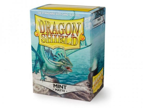 Dragon Shield   Dragon Shield Dragon Shield Sleeves Matte Mint (100) - DS100MM - 5706569110253