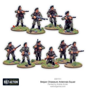 Warlord Games Bolt Action  Belgian Army (BA) Belgian Chasseurs Ardennais squad - 403017311 -