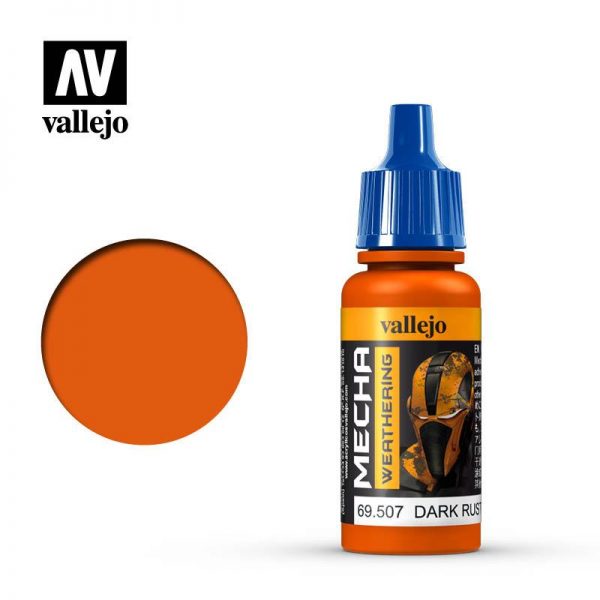 Vallejo   Mecha Colour Mecha Color 17ml - Dark Rust Wash - VAL69507 - 8429551695077