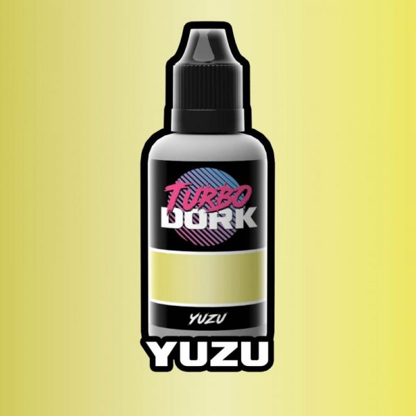 Turbo Dork   Turbo Dork Yuzu Metallic Acrylic Paint 20ml Bottle - TDYUZMTA20 - 631145995120