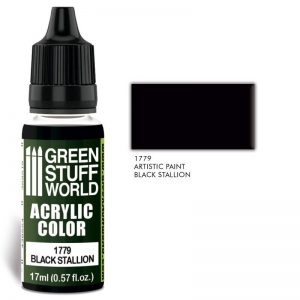 Green Stuff World   Acrylic Paints Acrylic Color BLACK STALLION - 8436574501384ES - 8436574501384