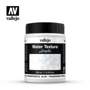 Vallejo   Water & Stone Effects Vallejo Diorama Effects: Transparent Water Texture - VAL26201 - 8429551262019