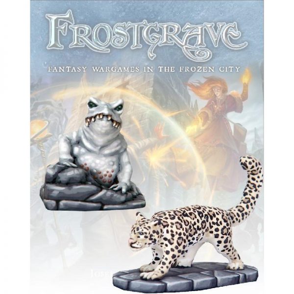 North Star Frostgrave  Frostgrave Ice Toad & Snow Leopard - FGV301 -