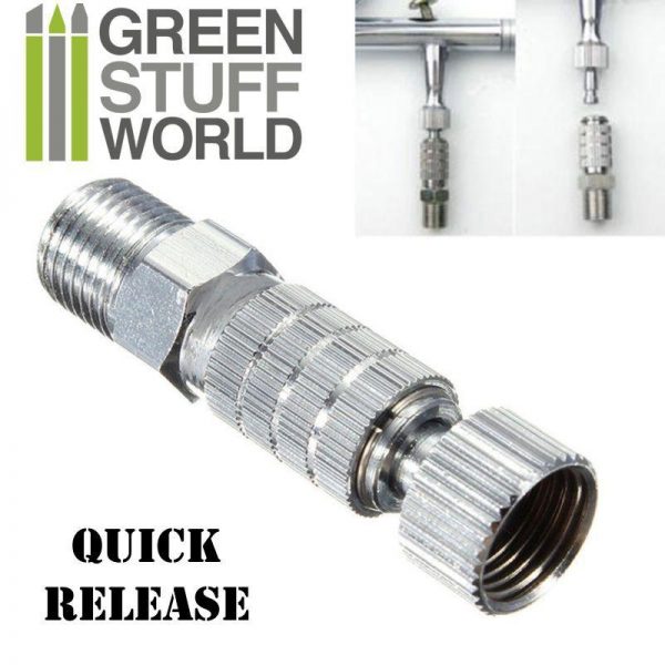 Green Stuff World   Airbrushes & Accessories QuickRelease Adaptor 1/8 - 8436554367788ES - 8436554367788