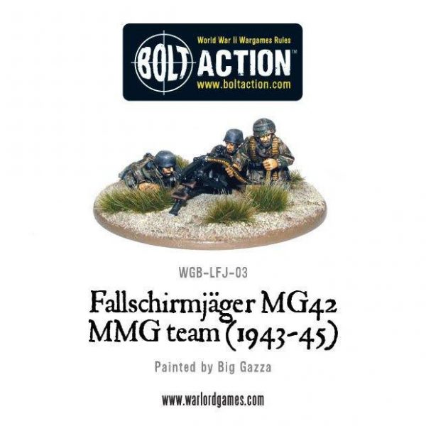 Warlord Games Bolt Action  Germany (BA) Fallschirmjager MG42 MMG team - WGB-LFJ-03 - 5060200846353