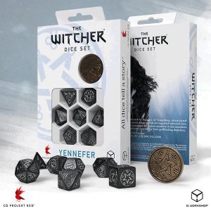 Q-Workshop   The Witcher Dice The Witcher Dice Set: Yennefer - The Obsidian Star - SWYE37 - 5907699496068