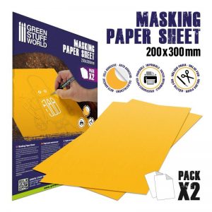 Green Stuff World   Airbrushes & Accessories Masking Paper Sheets x2 - 8436574509977ES - 8436574509977