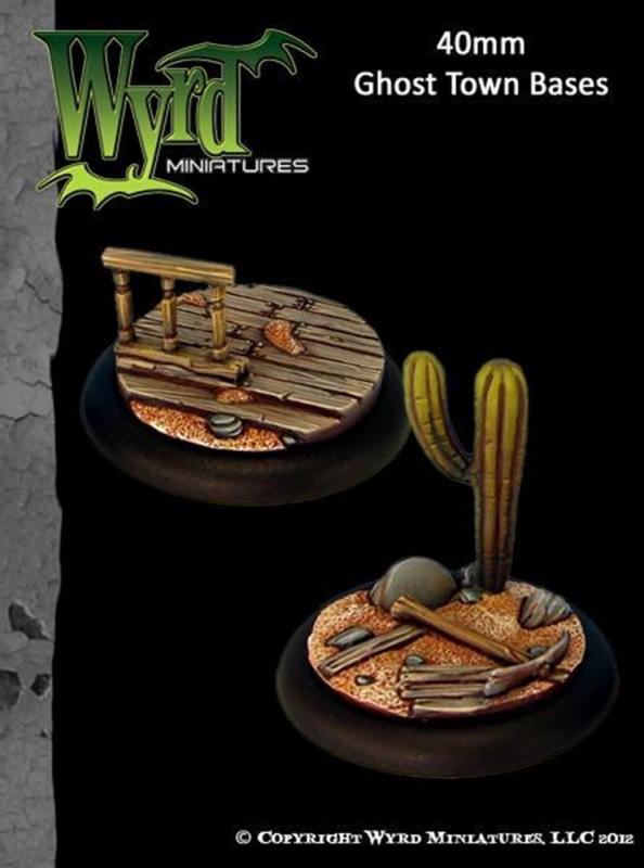 Wyrd   Ghost Town Ghost Town 40mm bases - WYR0035 - 813856013328
